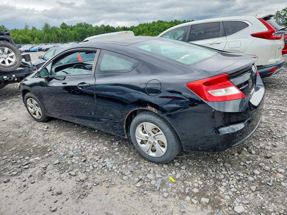 2013 Honda VIN 2HGFG3B55DH519922 COPART salvage auction — FRONT END, Pa - Certificate Of Salvage, sold $2 on 2026-07-22 (photo 2)