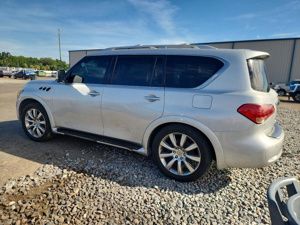 2012 Infiniti Qx56 VIN JN8AZ2NF5C9516605 COPART salvage auction — FRONT END, Fl - Certificate Of Title, sold $375 on 2026-07-22 (photo 2)