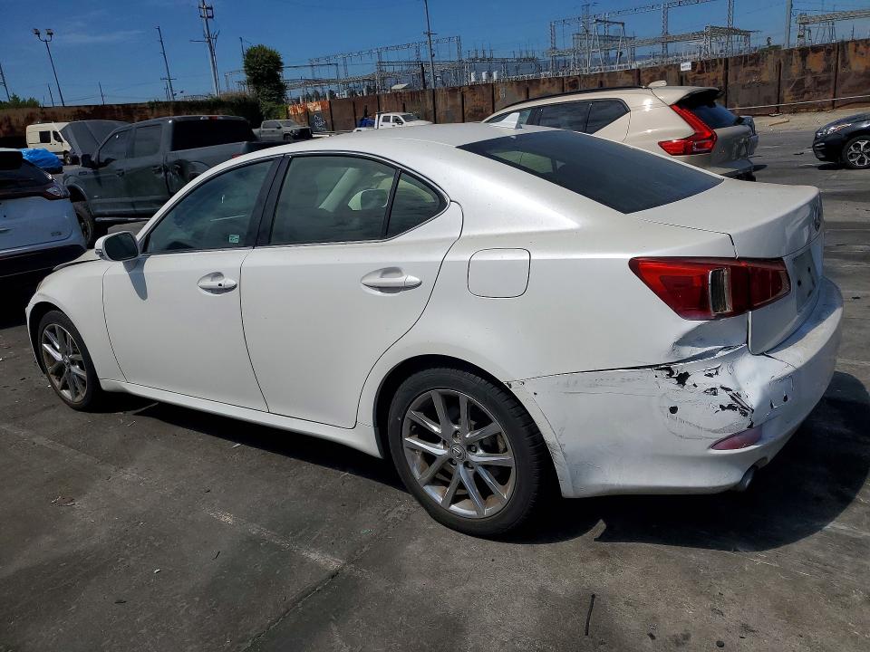 2012 Lexus Is VIN JTHBF5C27C5168211 COPART salvage auction — REAR END, CA - DIS/DLR/EXP ONLY CLEAN TITLE, sold $725 on 2026-07-24 (photo 2)