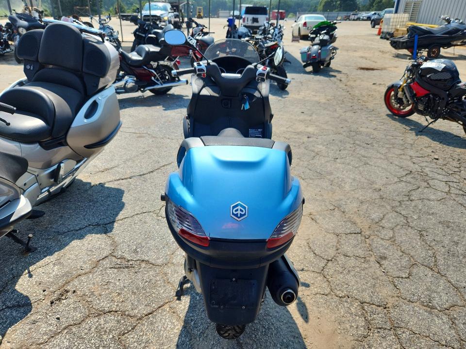 2007 Piaggio Mp3 VIN ZAPM479M775002649 COPART salvage auction — NORMAL WEAR, GA - CERTIFICATE OF TITLE, sold $375 on 2026-08-11 (photo 4)