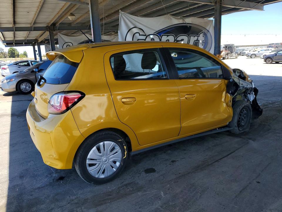 2024 Mitsubishi Mirage VIN ML32AUHJ4RH019310 COPART salvage auction — FRONT END, Fl - Cert Of Title Slvg Rebuildable (P), sold $500 on 2026-07-29 (photo 3)