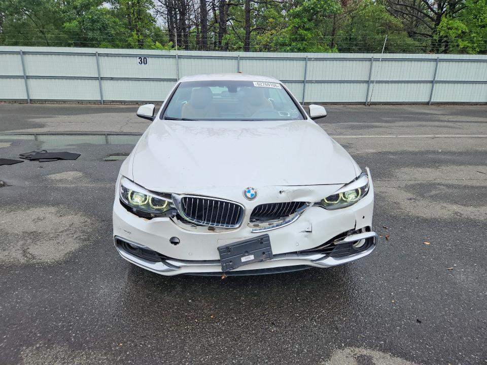 2018 BMW 4er VIN WBA4Z1C50JEC73464 COPART salvage auction — FRONT END, Ny - Mv-907A Salvage Certificate, sold $5,800 on 2026-08-07 (photo 5)