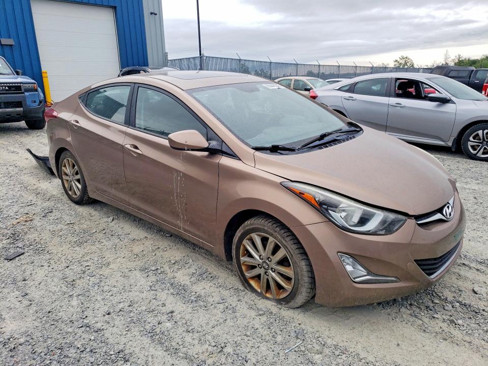 2015 Hyundai Elantra VIN KMHDH4AE9FU455034 COPART salvage auction — MECHANICAL, Ns - Cert Of Registration, sold $15 on 2026-07-30 (photo 4)