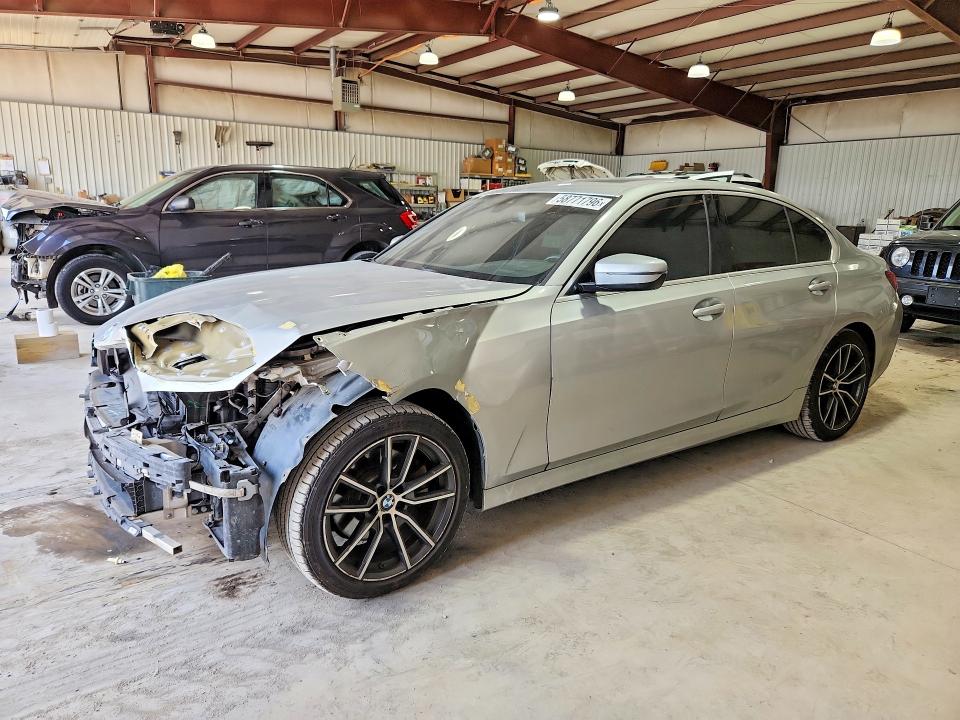 2020 BMW 3er VIN WBA5R1C02LFH74829 COPART salvage auction — FRONT END, Pa - Certificate Of Salvage, sold $1,000 on 2026-07-24 (photo 1)