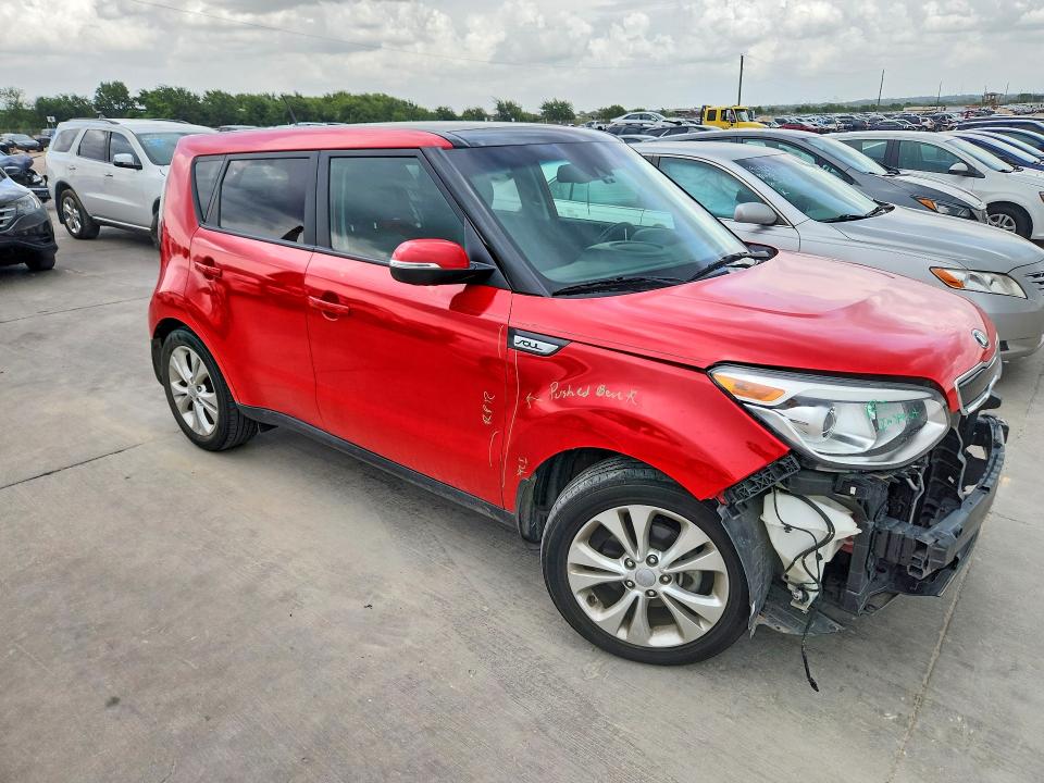 2016 Kia Soul VIN KNDJX3A55G7837923 COPART salvage auction — FRONT END, Tx - Salvage Vehicle Title, sold $1,600 on 2026-07-23 (photo 4)