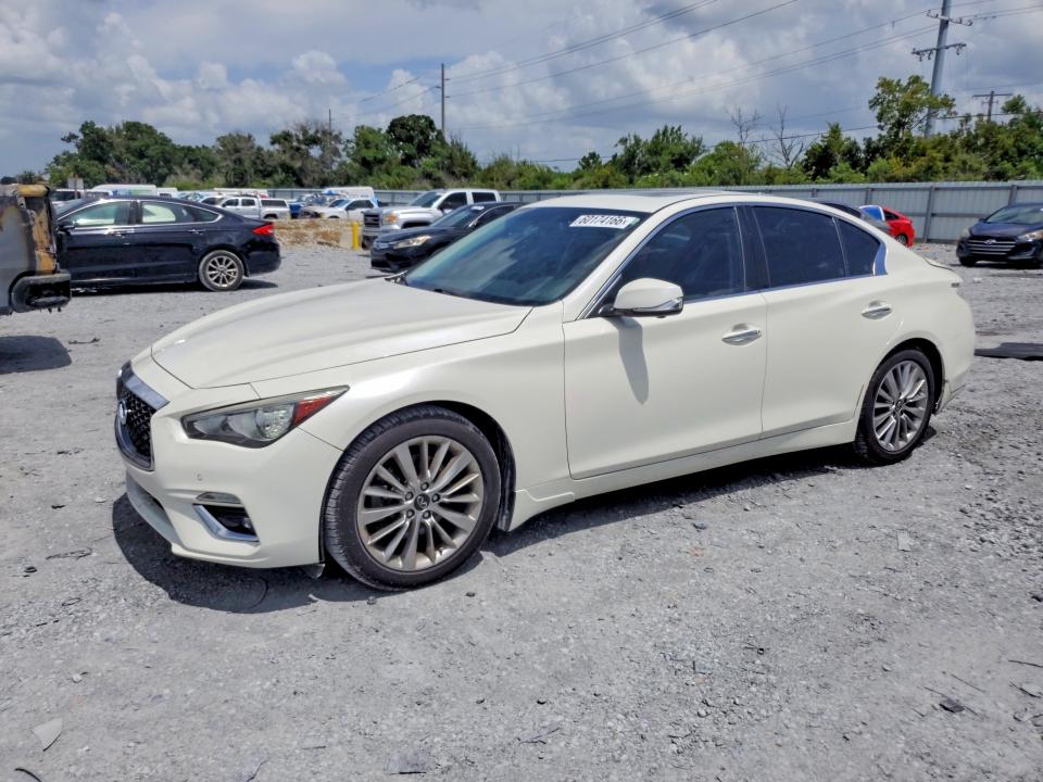2021 Infiniti Q50 VIN JN1EV7BP7MM700772 — COPART salvage auction photo