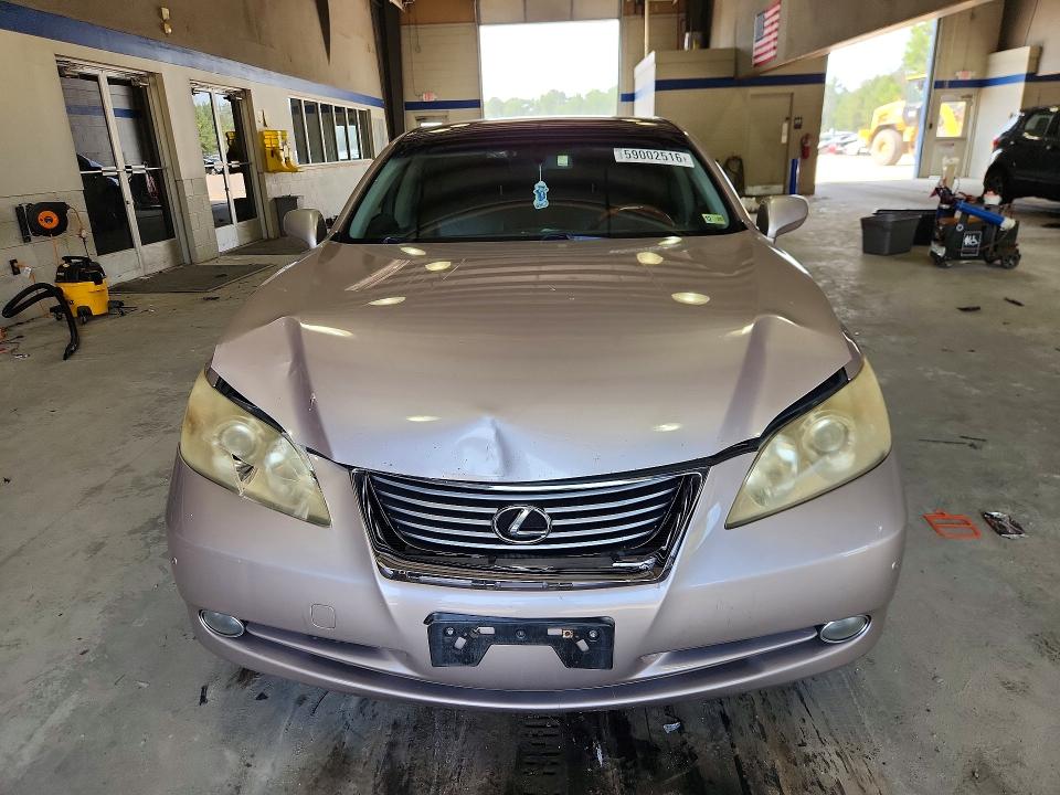 2008 Lexus Es 350 VIN JTHBJ46G182173283 COPART salvage auction — FRONT END, VA - CERT OF TITLE - SALVAGE, sold $225 on 2026-07-24 (photo 5)