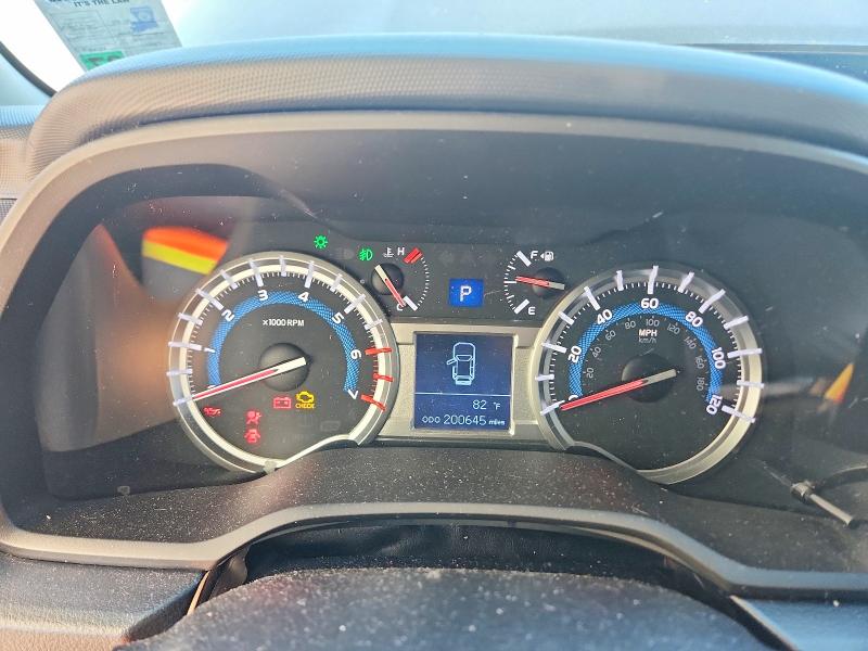2016 Toyota 4runner VIN JTEZU5JR6G5110758 COPART salvage auction — FRONT END, LA - CERT OF TITLE-SALVAGE, sold $7,700 on 2026-07-23 (photo 9)