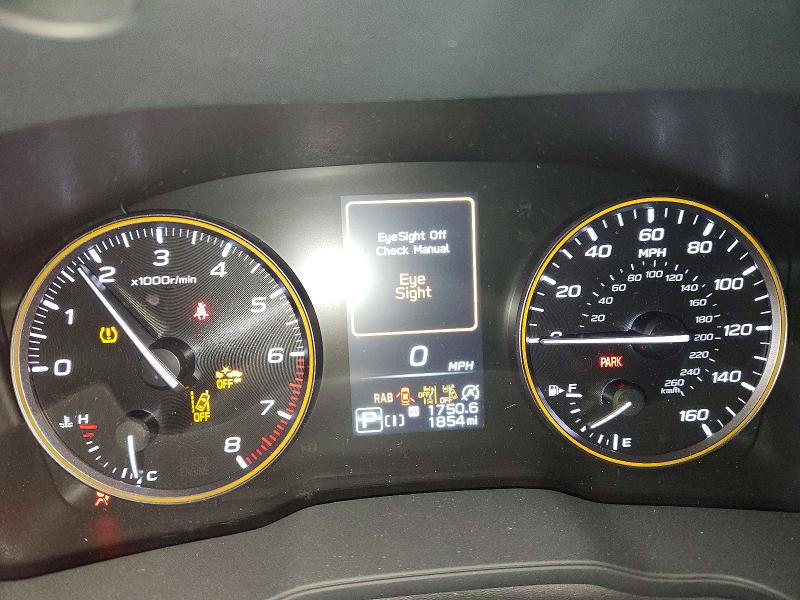 2026 Subaru Xv VIN 4S4GUHU67T3780979 COPART salvage auction — FRONT END, Ak - Bill Of Sale- Salvage, sold $9,400 on 2026-08-25 (photo 9)