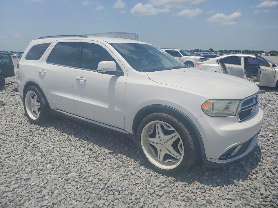 2015 Dodge Durango VIN 1C4RDHDG9FC740297 COPART salvage auction — FRONT END, FL - CERT OF TITLE-REBUILT, sold $1,300 on 2026-07-31 (photo 4)
