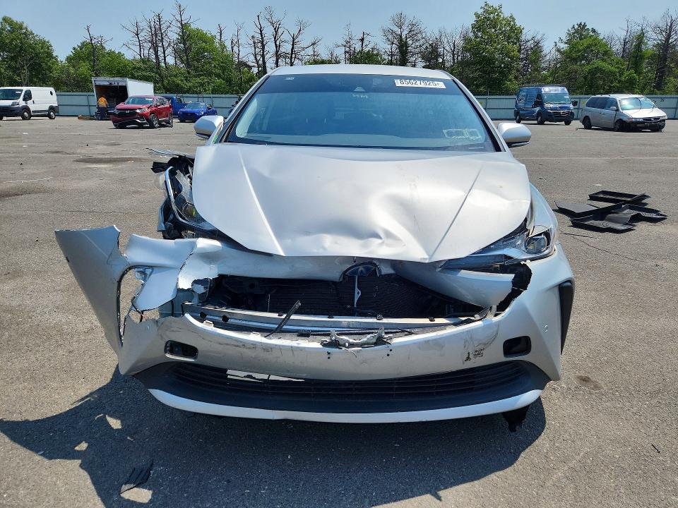 2019 Toyota Prius VIN JTDKARFU7K3097266 COPART salvage auction — FRONT END, Ny - Mv-907A Salvage Certificate, sold $3,700 on 2026-07-13 (photo 5)