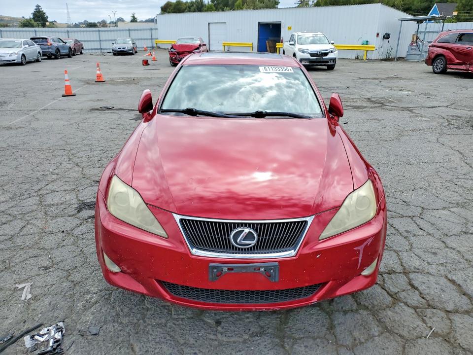 2008 Lexus Is 250 VIN JTHBK262485054888 COPART salvage auction — SIDE, CA - SALVAGE CERTIFICATE, sold $525 on 2026-07-31 (photo 5)