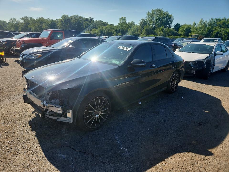 2016 Mercedes-benz C-klasse amg VIN 55SWF6EB5GU116021 — COPART salvage auction photo
