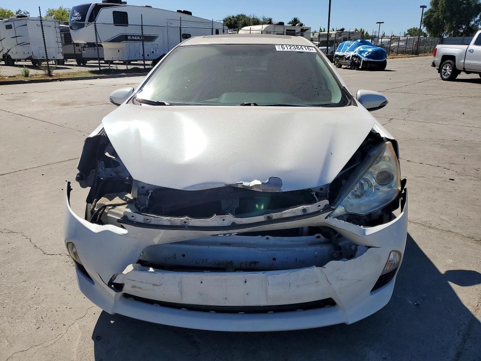 2013 Toyota Prius VIN JTDKDTB38D1052160 COPART salvage auction — FRONT END, Ca - Salvage Certificate, sold $15 on 2026-07-27 (photo 5)