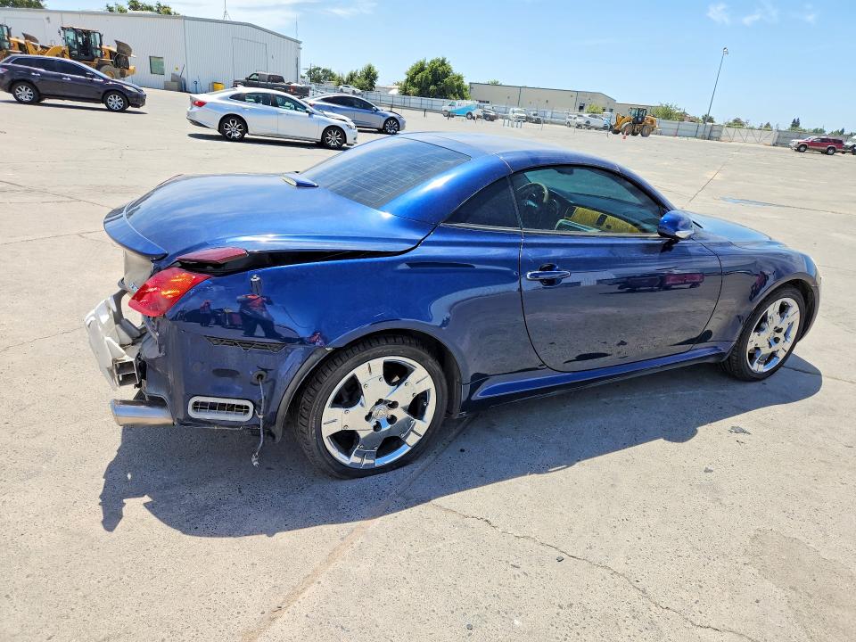 2002 Lexus Sc 430 VIN JTHFN48Y220002542 COPART salvage auction — REAR END, CA - SALVAGE CERTIFICATE, sold $1,050 on 2026-07-20 (photo 3)