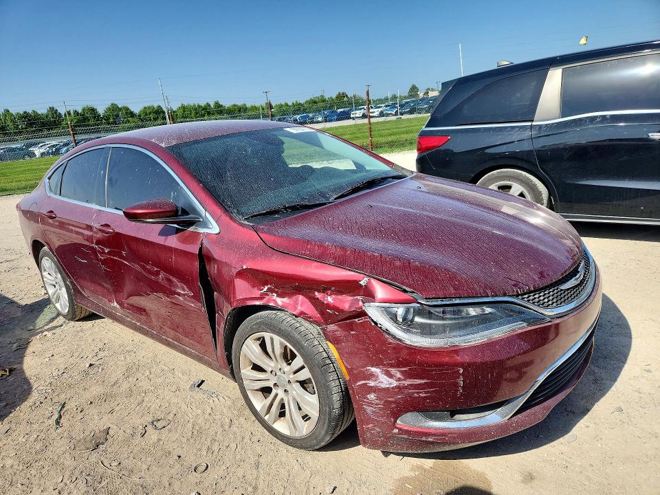2015 Chrysler 200 VIN 1C3CCCAB3FN651239 COPART salvage auction — SIDE, In - Cert Of Title-Salvage Title, sold $650 on 2026-07-28 (photo 4)
