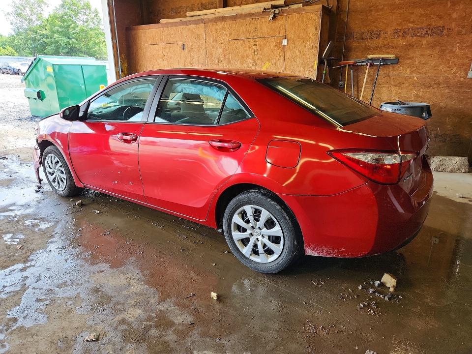 2016 Toyota Corolla VIN 5YFBURHE2GP510335 COPART salvage auction — FRONT END, Pa - Cert Of Salv-R=Reconstructed, sold $175 on 2026-07-23 (photo 2)
