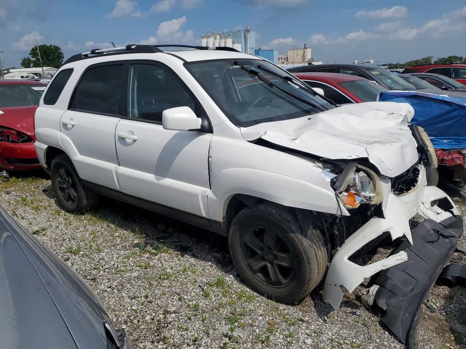 2009 Kia Sportage VIN KNDJF723997556962 COPART salvage auction — FRONT END, Il - Salvage Certificate, sold $475 on 2026-07-22 (photo 4)