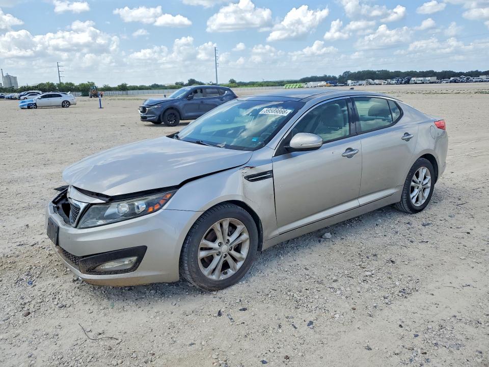 2013 Kia Optima VIN 5XXGN4A77DG154972 COPART salvage auction — FRONT END, Tx - Certificate Of Title, sold $1,000 on 2026-07-09 (photo 1)