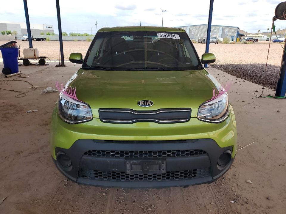 2018 Kia Soul VIN KNDJN2A21J7907432 COPART salvage auction — REAR END, Az - Cert Of Title - Salvage, sold $250 on 2026-07-30 (photo 5)