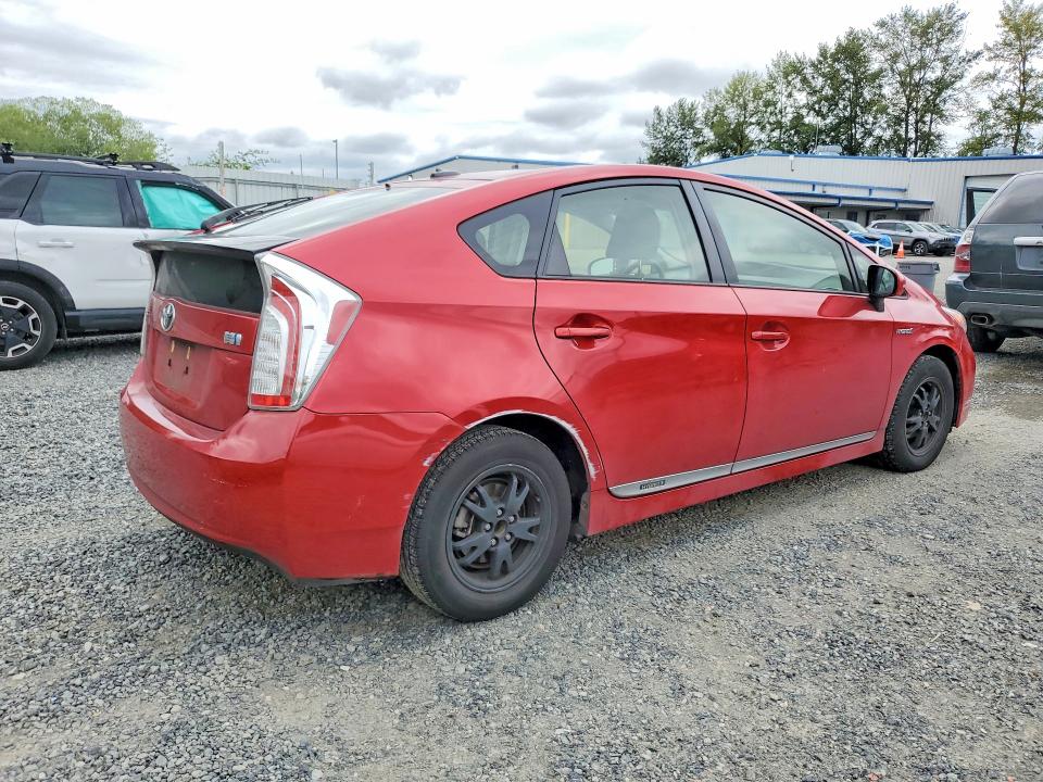 2012 Toyota Prius VIN JTDKN3DU5C5437332 COPART salvage auction — SIDE, WA - BILL OF SALE, sold $60 on 2026-07-27 (photo 3)