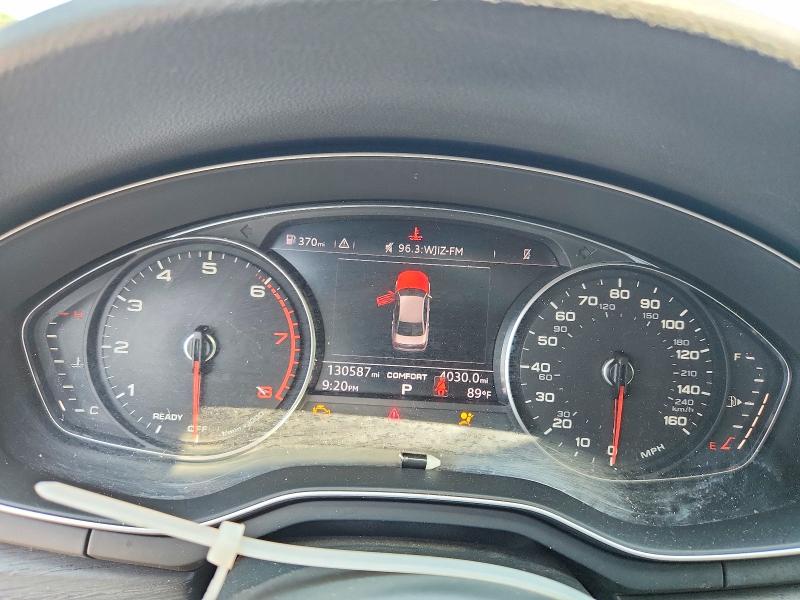 2018 Audi A4 VIN WAUKMAF45JA090414 COPART salvage auction — FRONT END, Ga - Cert Of Title-Rebuilt Flood, sold $2,000 on 2026-07-28 (photo 9)