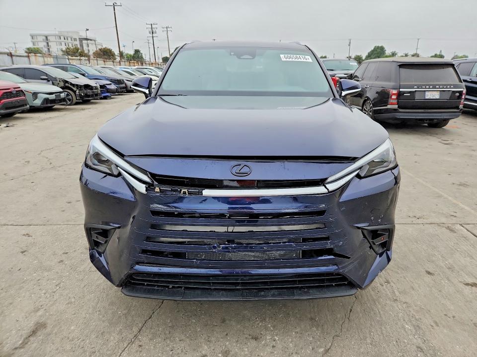 2025 Lexus Tx VIN 5TDAAAA69SS017213 COPART salvage auction — FRONT END, Ca - Dis/Dlr/Exp Only Clean Title, sold $21,500 on 2026-07-13 (photo 5)