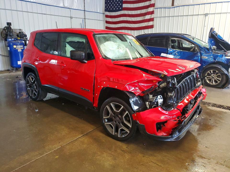 2020 Jeep Renegade VIN ZACNJBAB7LPL85793 COPART salvage auction — FRONT END, Pa - Certificate Of Salvage, sold $950 on 2026-08-05 (photo 4)
