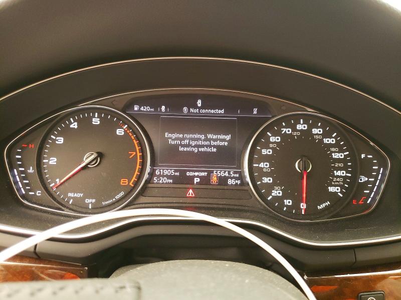 2019 Audi A4 VIN WAUDNAF4XKA113550 COPART salvage auction — ROOF, CT - CERT OF TITLE-SALVAGE, sold $1,000 on 2026-07-21 (photo 9)