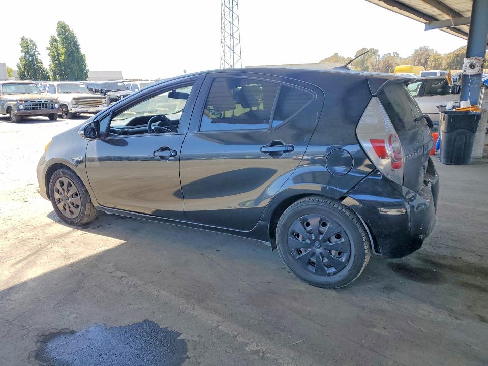 2014 Toyota Prius VIN JTDKDTB39E1572322 COPART salvage auction — REAR END, Ca - Salvage Certificate, sold $575 on 2026-07-14 (photo 2)
