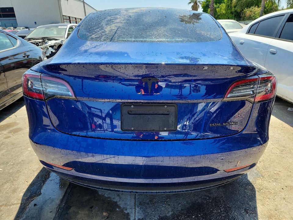 2022 Tesla Model 3 VIN 5YJ3E1EB8NF125626 COPART salvage auction — FRONT END, CA - DIS/DLR/EXP ONLY CLEAN TITLE (P), sold $11,300 on 2026-07-16 (photo 6)