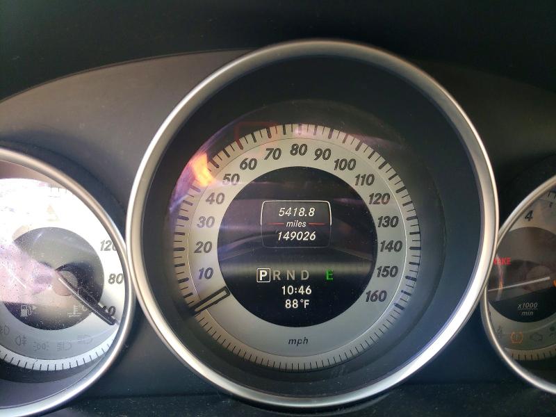 2013 Mercedes-benz C-klasse VIN WDDGF8AB5DR258758 COPART salvage auction — FRONT END, Salvage Title, sold $675 on 2026-07-28 (photo 9)