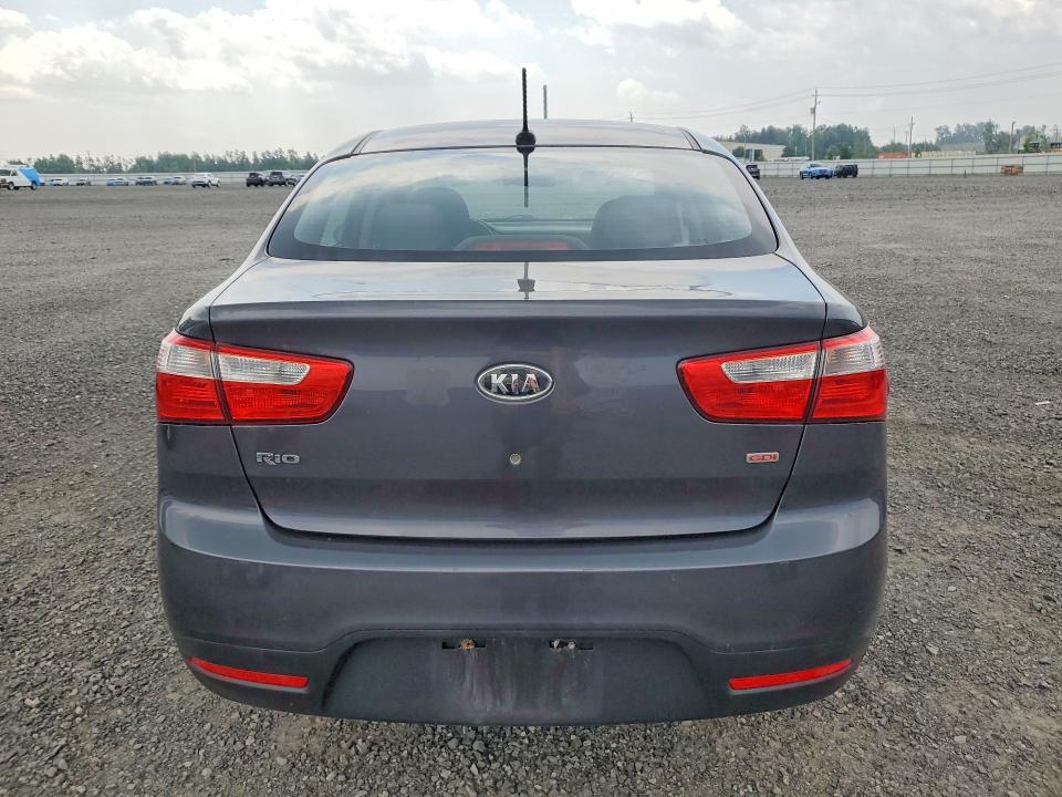 2013 Kia Rio VIN KNADM4A33D6131963 COPART salvage auction — FRONT END, On - Permit No Brand - Unfit, sold $225 on 2026-07-28 (photo 6)