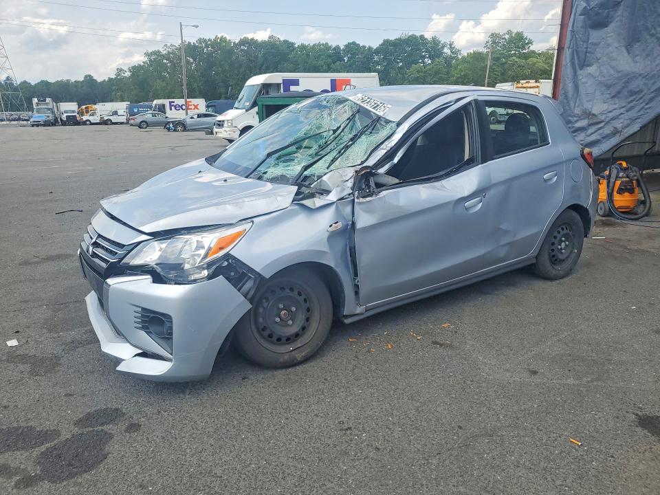 2024 Mitsubishi Mirage VIN ML32AUHJ3RH016964 COPART salvage auction — FRONT END, Fl - Certificate Of Destruction (P), sold $150 on 2026-07-27 (photo 1)