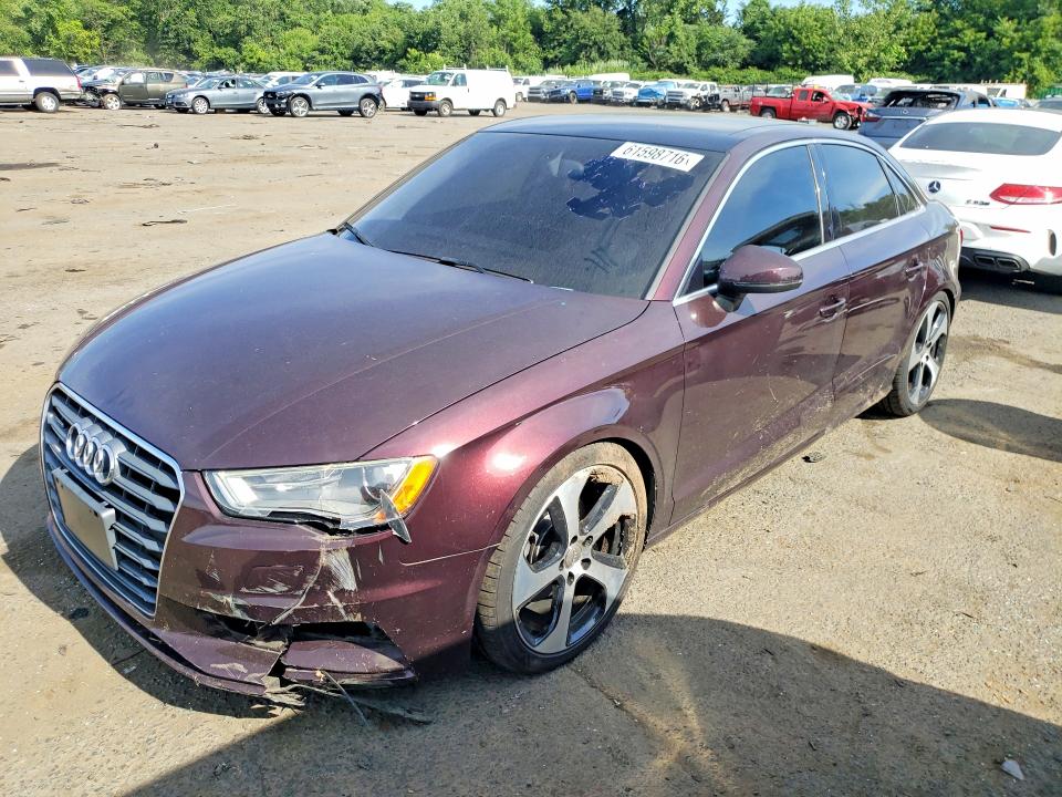 2015 Audi A3 VIN WAUEFGFF1F1029595 COPART salvage auction — FRONT END, Ct - Cert Of Title-Salvage, sold $1,950 on 2026-07-28 (photo 1)