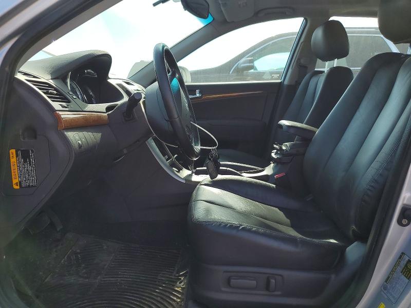 2009 Hyundai Sonata VIN 5NPEU46F89H560538 COPART salvage auction — FRONT END, IN - CERT OF TITLE-SALVAGE TITLE, sold $350 on 2026-07-28 (photo 7)