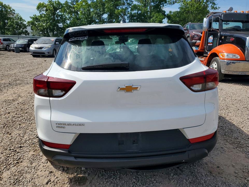 2025 Chevrolet Trailblazer VIN KL79MNSL1SB164782 COPART salvage auction — ROLLOVER, Va - Cert Of Title - Salvage, sold $250 on 2026-07-28 (photo 6)