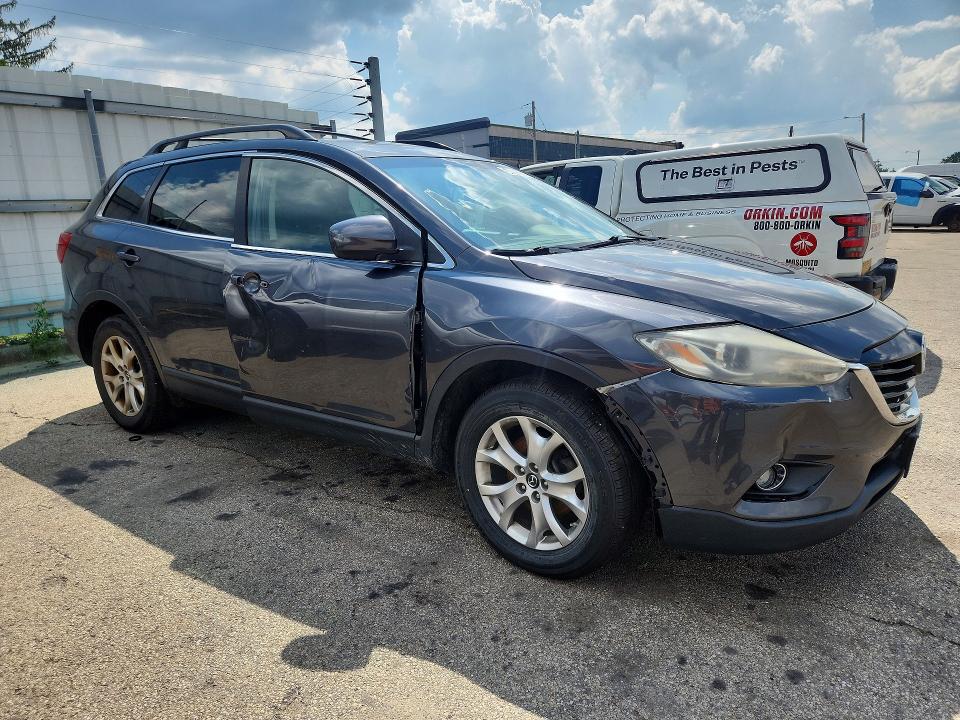 2014 Mazda Cx-9 VIN JM3TB3CV8E0442457 COPART salvage auction — SIDE, Oh - Cert Of Title-Repossession, sold $225 on 2026-09-01 (photo 4)