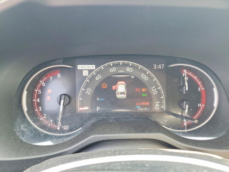 2023 Toyota Rav 4 VIN 2T3P1RFV3PW331163 COPART salvage auction — FRONT END, MA - CERT OF TITLE-SALVAGE, sold $7,600 on 2026-08-24 (photo 9)