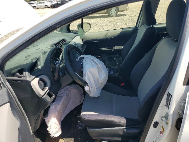 2013 Toyota Yaris VIN JTDKTUD33DD559956 COPART salvage auction — FRONT END, Ca - Salvage Certificate, sold $750 on 2026-07-31 (photo 7)