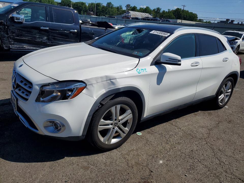 2019 Mercedes-benz Gla-klasse VIN WDCTG4GB9KU012127 COPART salvage auction — FRONT END, Pa - Certificate Of Salvage, sold $8,300 on 2026-08-11 (photo 1)