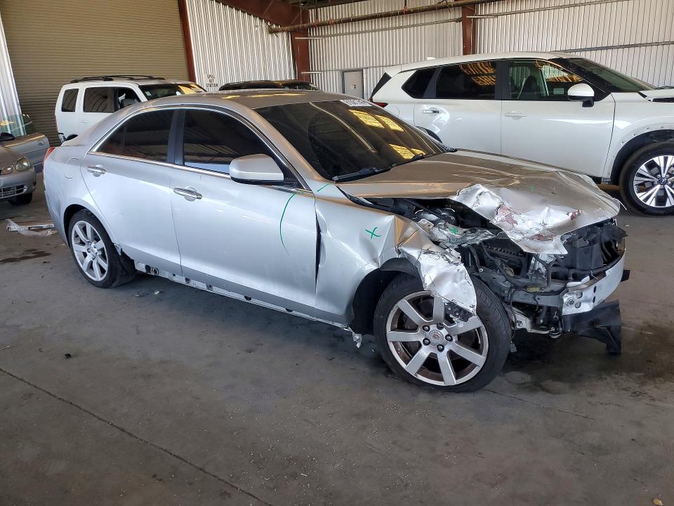2014 Cadillac Ats VIN 1G6AA5RA3E0100825 COPART salvage auction — FRONT END, Ca - Salvage Certificate, sold $450 on 2026-07-23 (photo 4)