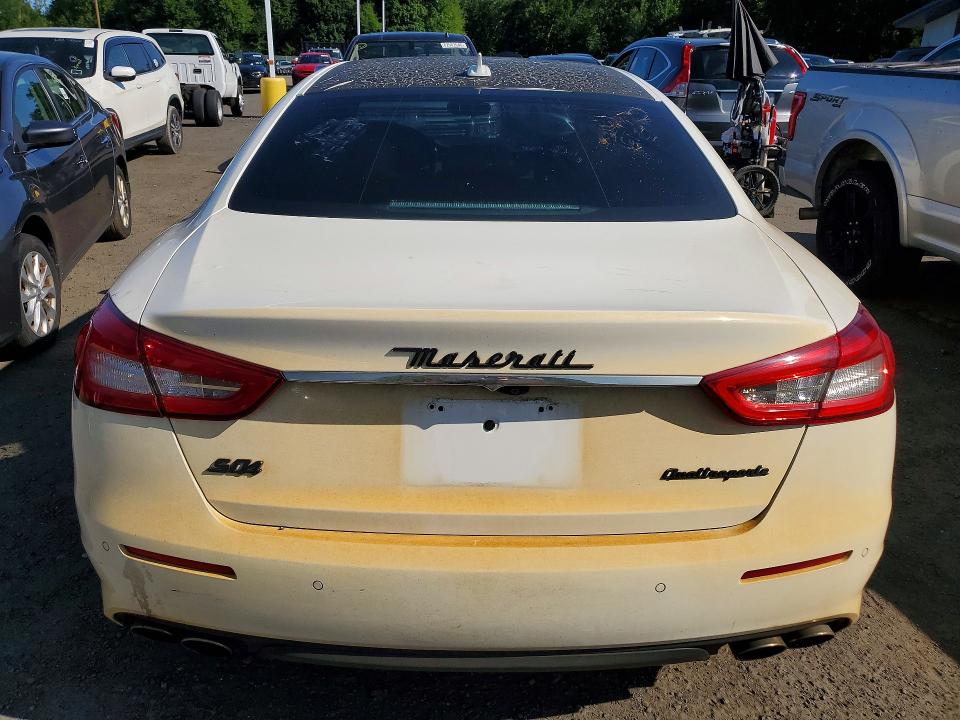 2017 Maserati Quattroporte VIN ZAM56RRA3H1206029 COPART salvage auction — FRONT END, WV - CERTIFICATE OF TITLE, sold $6,900 on 2026-07-27 (photo 6)