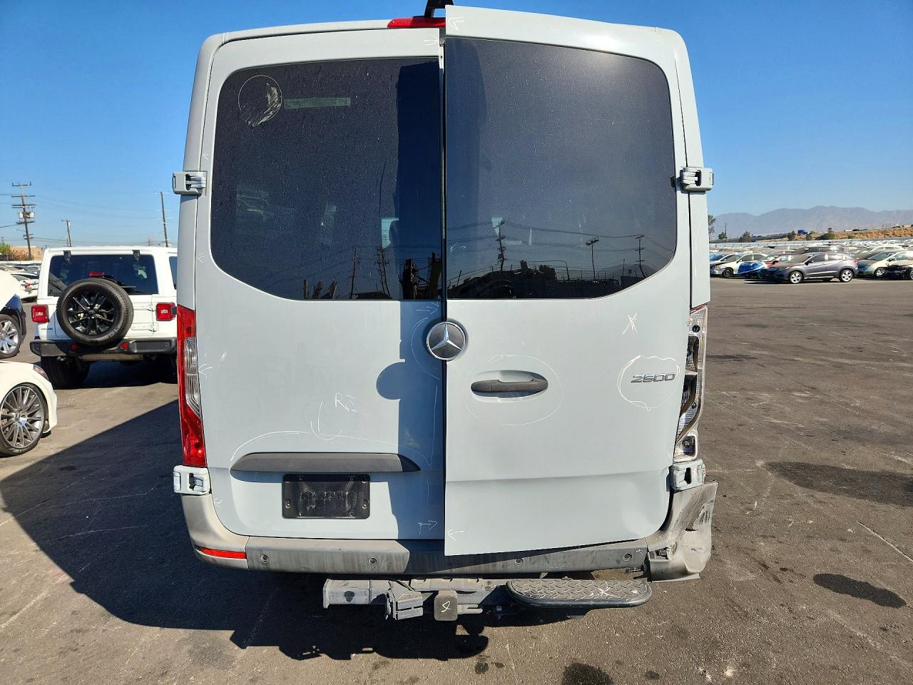 2022 Mercedes-Benz Sprinter VIN W1Z40FHY4NT085453 COPART salvage auction — Rear End, Dv - Clean Title, sold $26,500 on 2026-08-24 (photo 6)