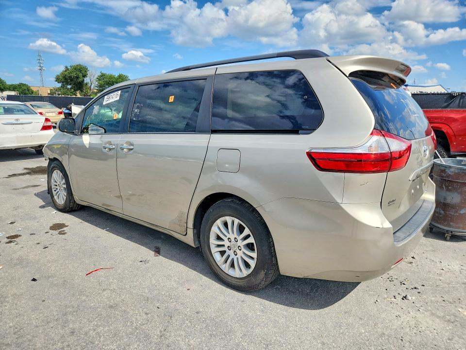 2015 Toyota VIN 5TDYK3DC9FS662099 COPART salvage auction — FRONT END, In - Certificate Of Title, sold $3,200 on 2026-07-30 (photo 2)
