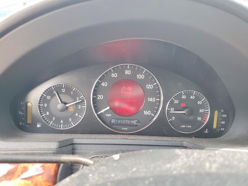 2006 Mercedes-benz E-klasse VIN WDBUF56J46A824999 COPART salvage auction — FRONT END, TN - SALVAGE CERTIFICATE, sold $250 on 2026-08-17 (photo 9)