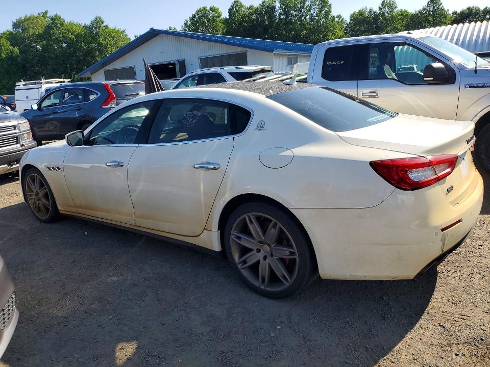 2017 Maserati Quattroporte VIN ZAM56RRA3H1206029 COPART salvage auction — FRONT END, WV - CERTIFICATE OF TITLE, sold $6,900 on 2026-07-27 (photo 2)