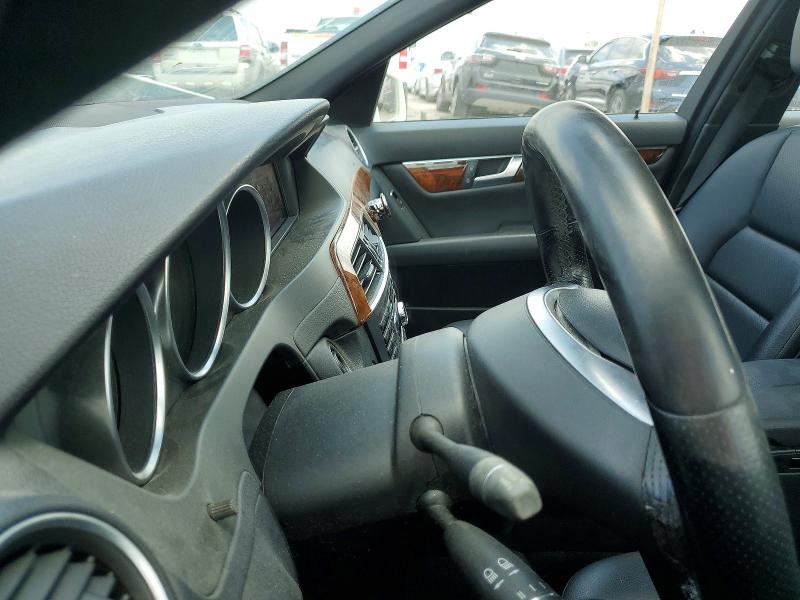 2012 Mercedes-benz C-klasse VIN WDDGF8BB9CR234783 COPART salvage auction — FRONT END, Salvage Title, sold $825 on 2026-08-11 (photo 8)