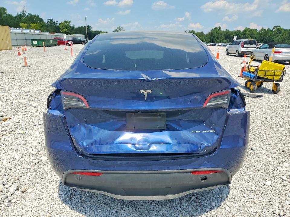 2022 Tesla Model y VIN 7SAYGDEE4NF532132 COPART salvage auction — REAR END, Oh - Cert Of Title-Salvage, sold $10,100 on 2026-07-31 (photo 6)
