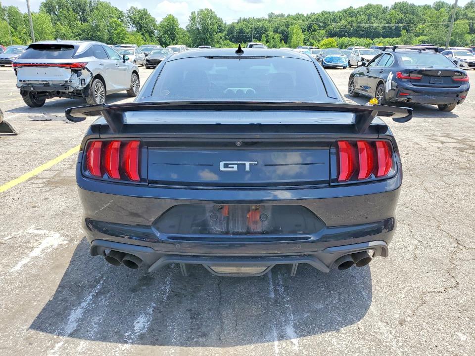 2021 Ford Mustang VIN 1FA6P8CF4M5110777 COPART salvage auction — WATER/FLOOD, Ky - Cert Of Title-Salvage Water, sold $13,100 on 2026-08-03 (photo 6)